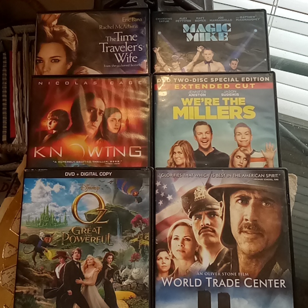 6 DVD movies